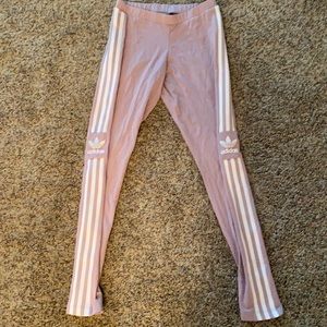 Adidas purple leggings, super soft, never worn, no stains
